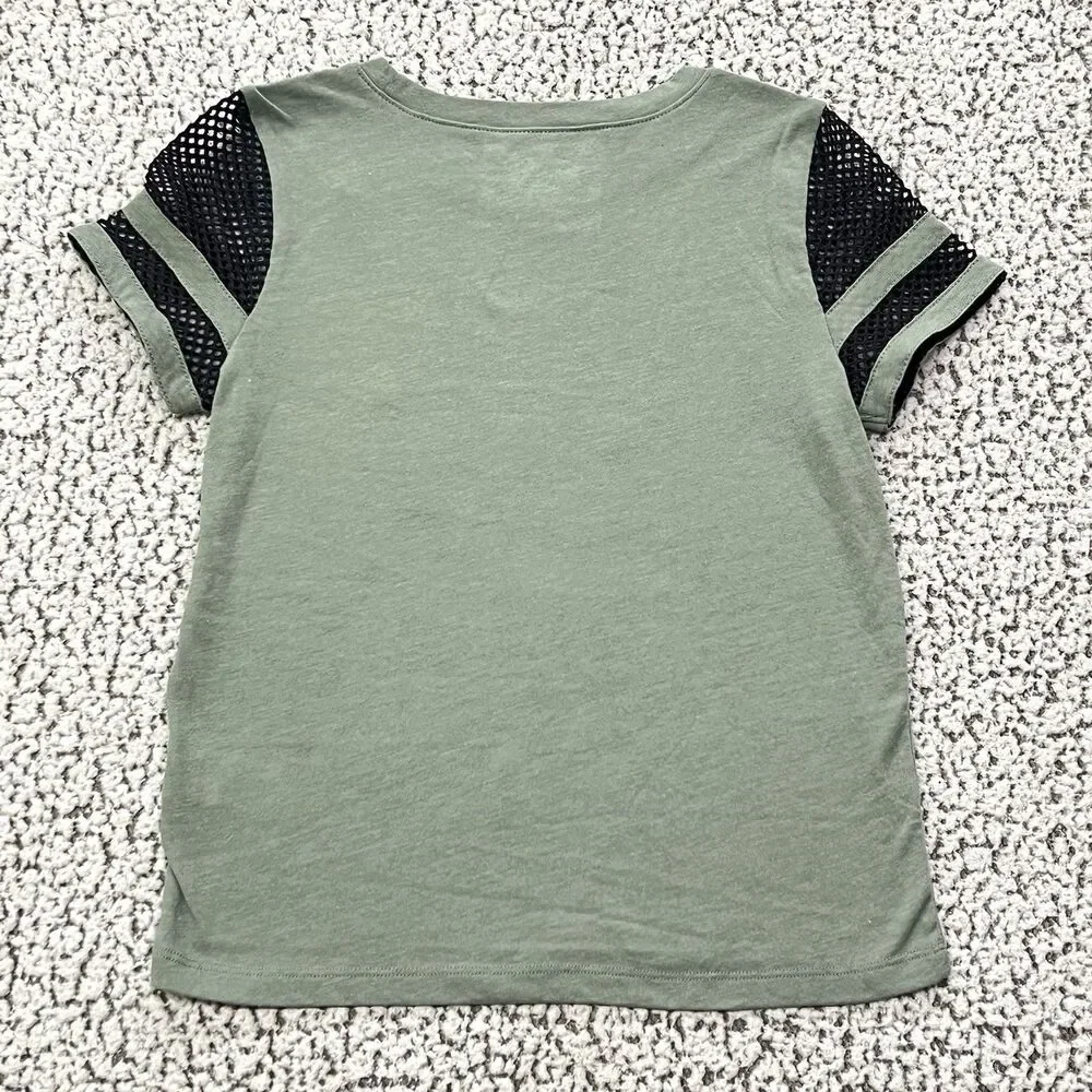 Childrens Place Girls Medium 7-8 Top Green Camo Shirt Manhattan New York NYC #12